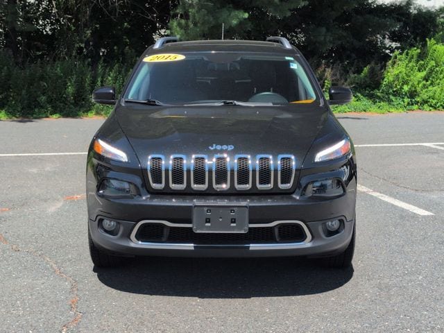 Used 2015 Jeep Cherokee Limited with VIN 1C4PJMDSXFW752034 for sale in Canton, CT