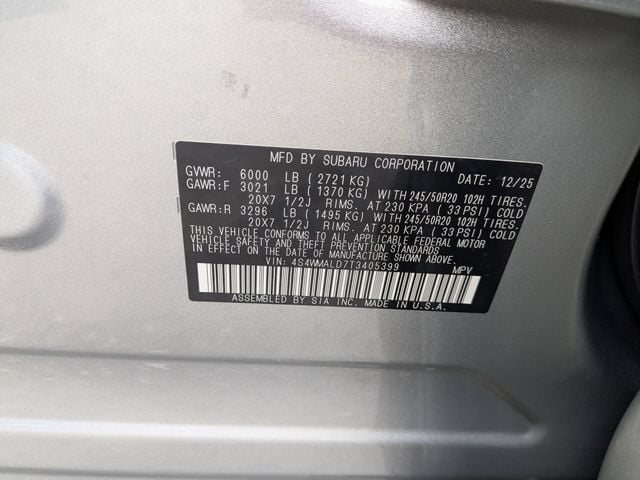 2026 Subaru Ascent Onyx Edition-Touring - Photo 34