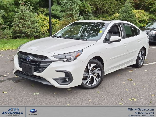 Crystal White Pearl 2024 Subaru Legacy Sedan All-Wheel Drive Continuously Variable Transmission
