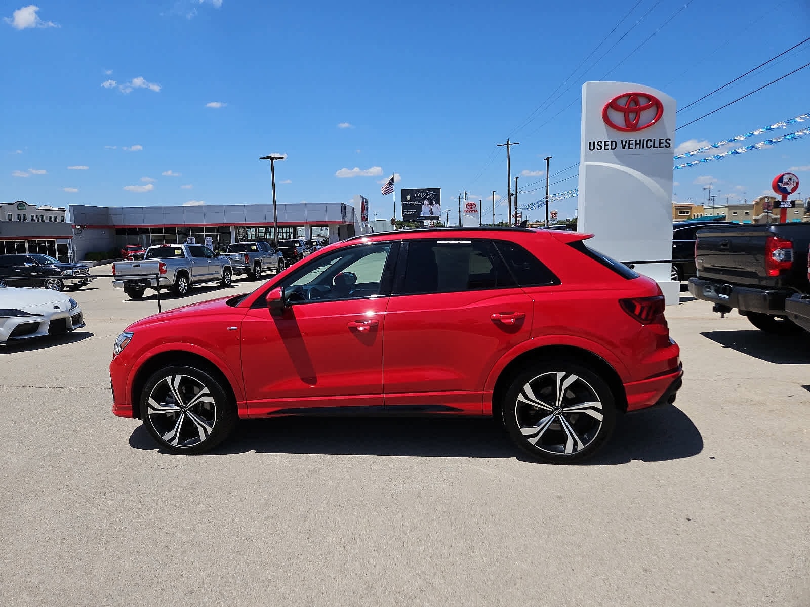 Used 2023 Audi Q3 S Line Premium Plus with VIN WA1EECF36P1045808 for sale in San Angelo, TX