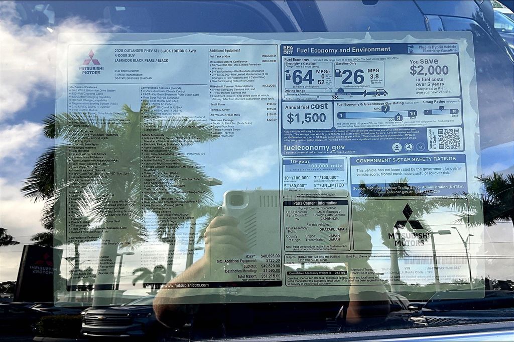 2025 Mitsubishi Outlander Plug-in Hybrid SEL Black Edition - Photo 14
