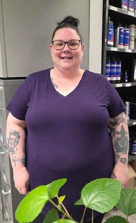 Staff member Violet Z from ID_d134ee