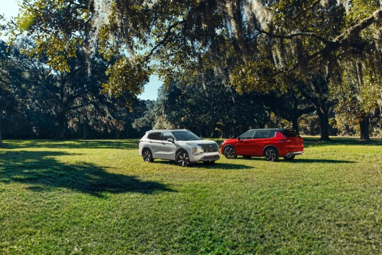 Eclipse Cross Ralliart model in a desert 