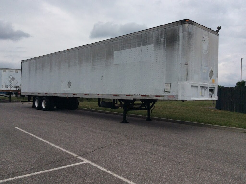 Used 1991 Fruehauf Dry Van Semi Trailer