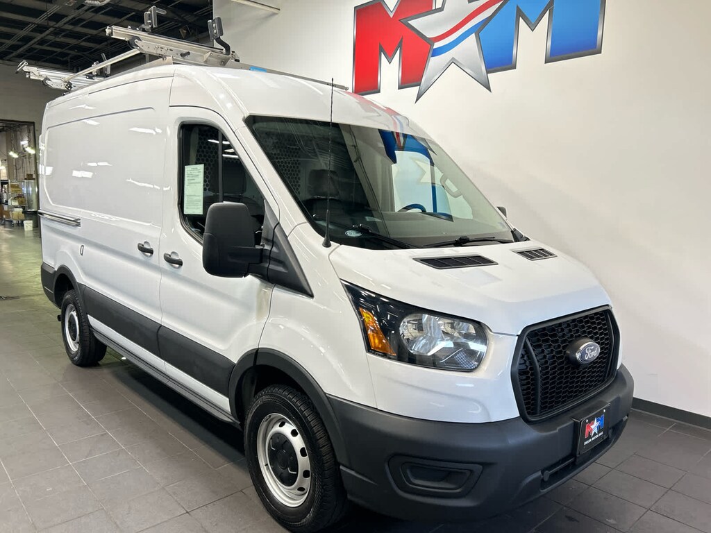 Used 2022 Ford Transit Cargo Van T-250 130 Med Rf 9070 GVWR RWD