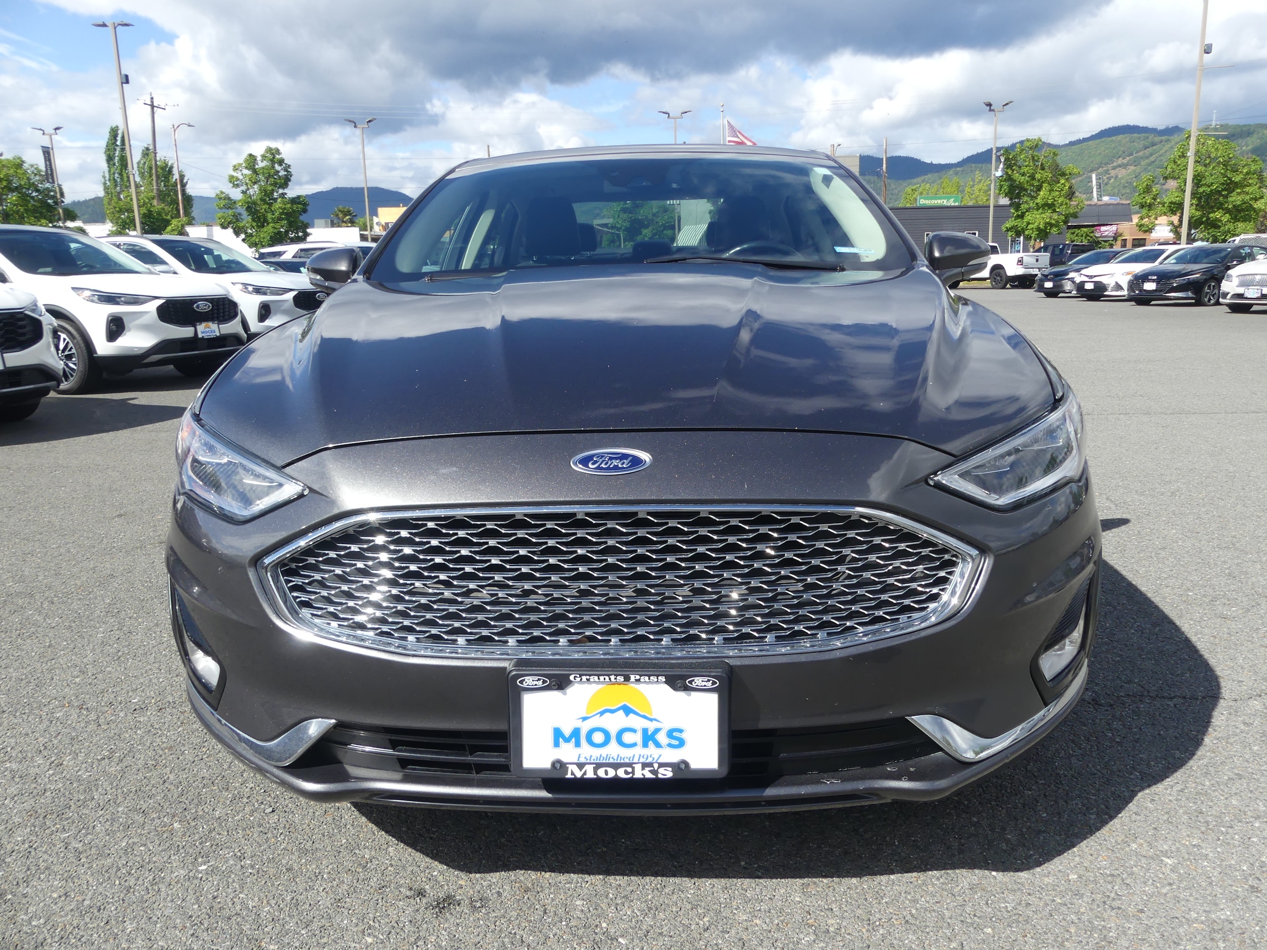 Used 2020 Ford Fusion Titanium with VIN 3FA6P0D9XLR117738 for sale in Grants Pass, OR
