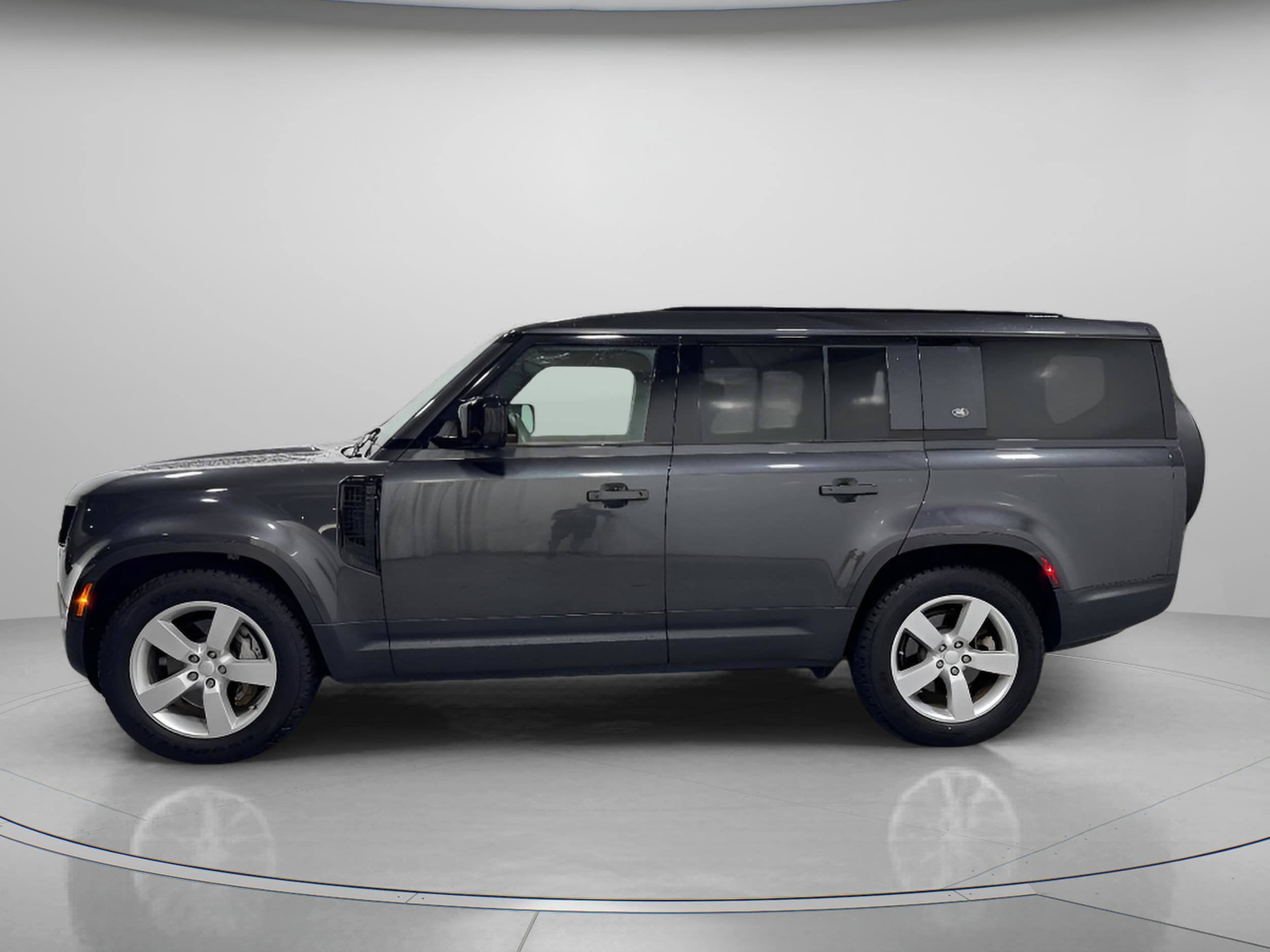 Certified 2023 Land Rover Defender First Edition with VIN SALEVFEU8P2145414 for sale in Creve Coeur, MO