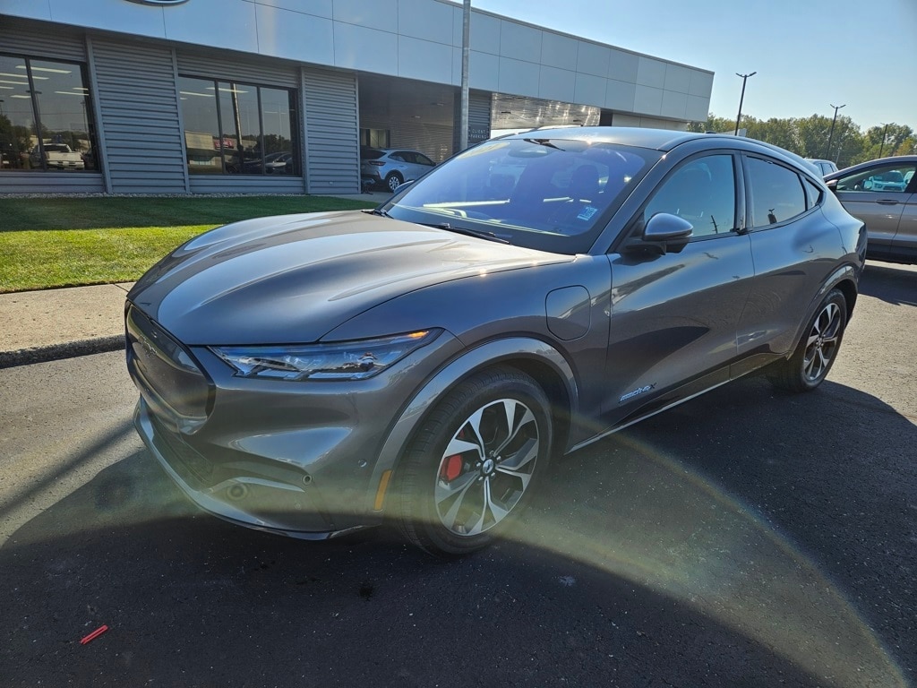 Used 2021 Ford Mustang Mach-E Premium AWD First Edition with VIN 3FMTK3SU0MMA06811 for sale in Warsaw, IN