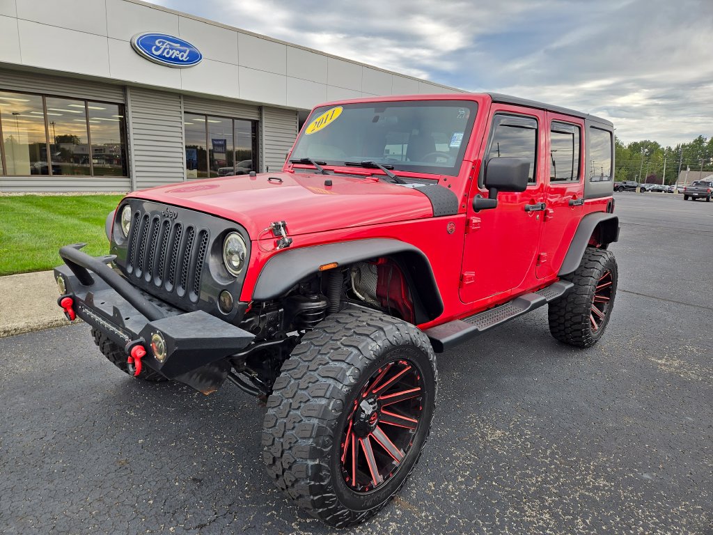 Used 2011 Jeep Wrangler Unlimited Sport with VIN 1J4HA3H11BL504230 for sale in Warsaw, IN
