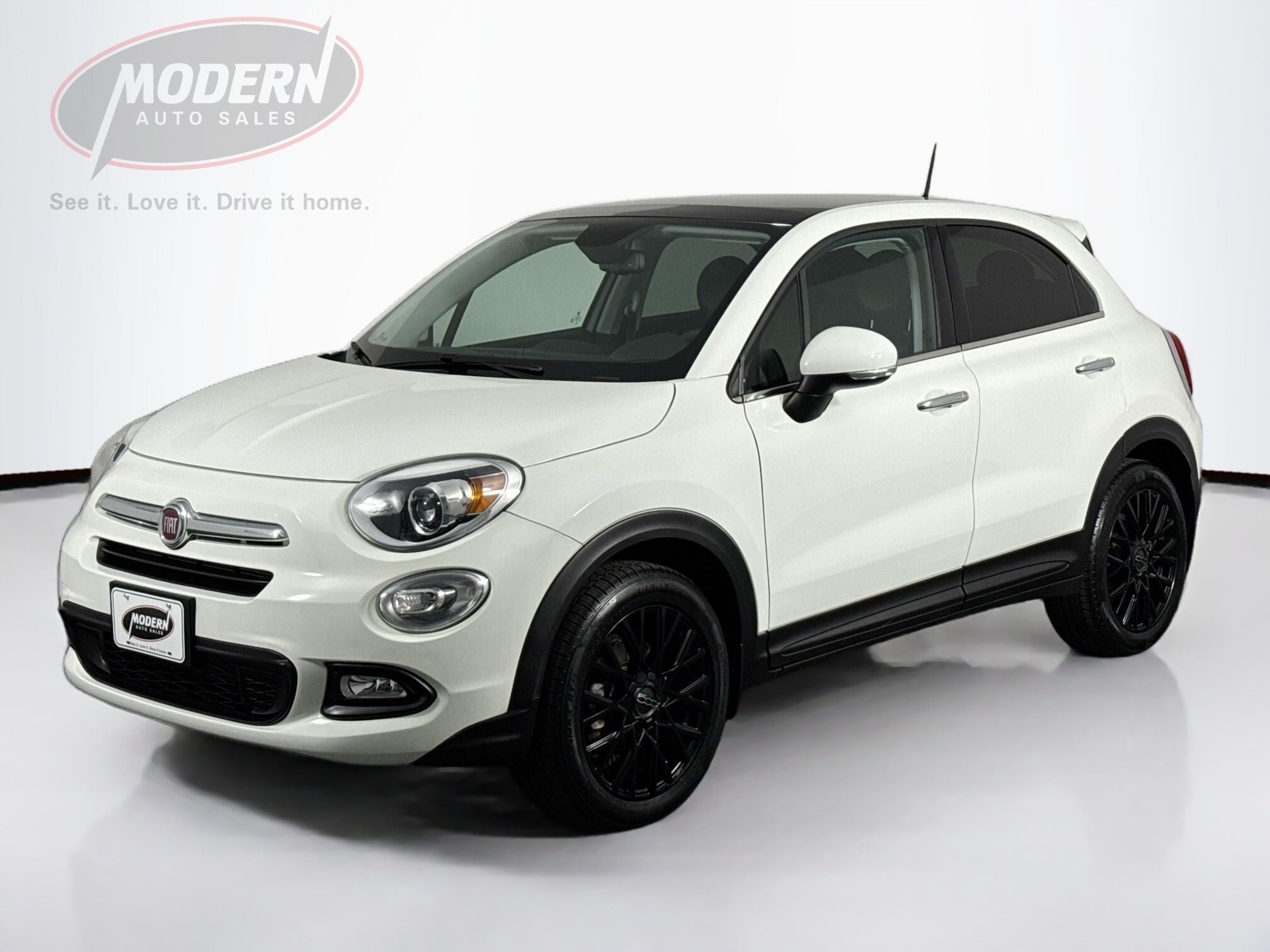 Bianco Gelato (White Clear Coat) 2017 FIAT 500X Lounge AWD SUV / Crossover All-Wheel Drive Automatic