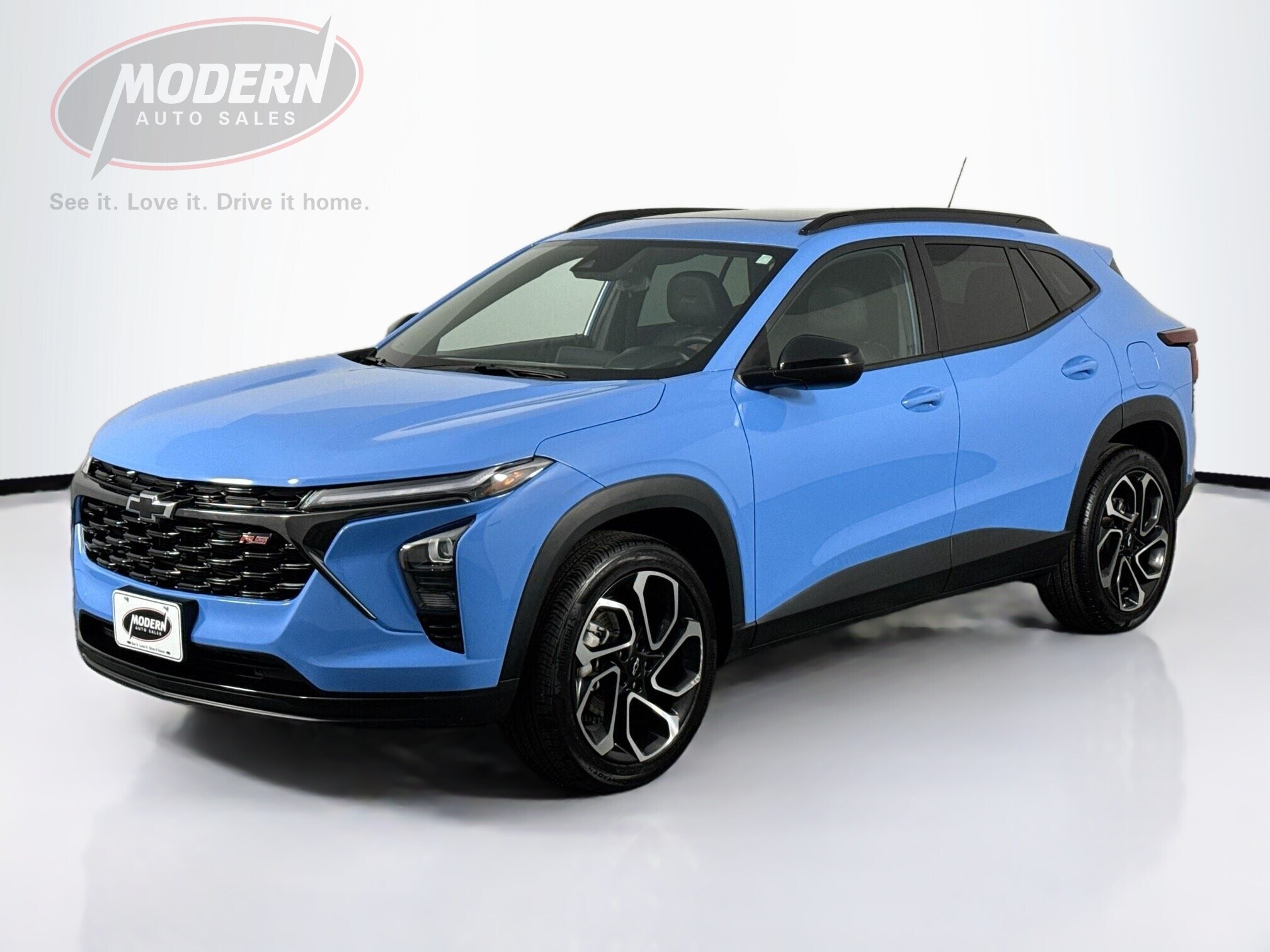 Fountain Blue 2024 Chevrolet Trax RS with 2RS FWD SUV / Crossover Front-Wheel Drive Automatic