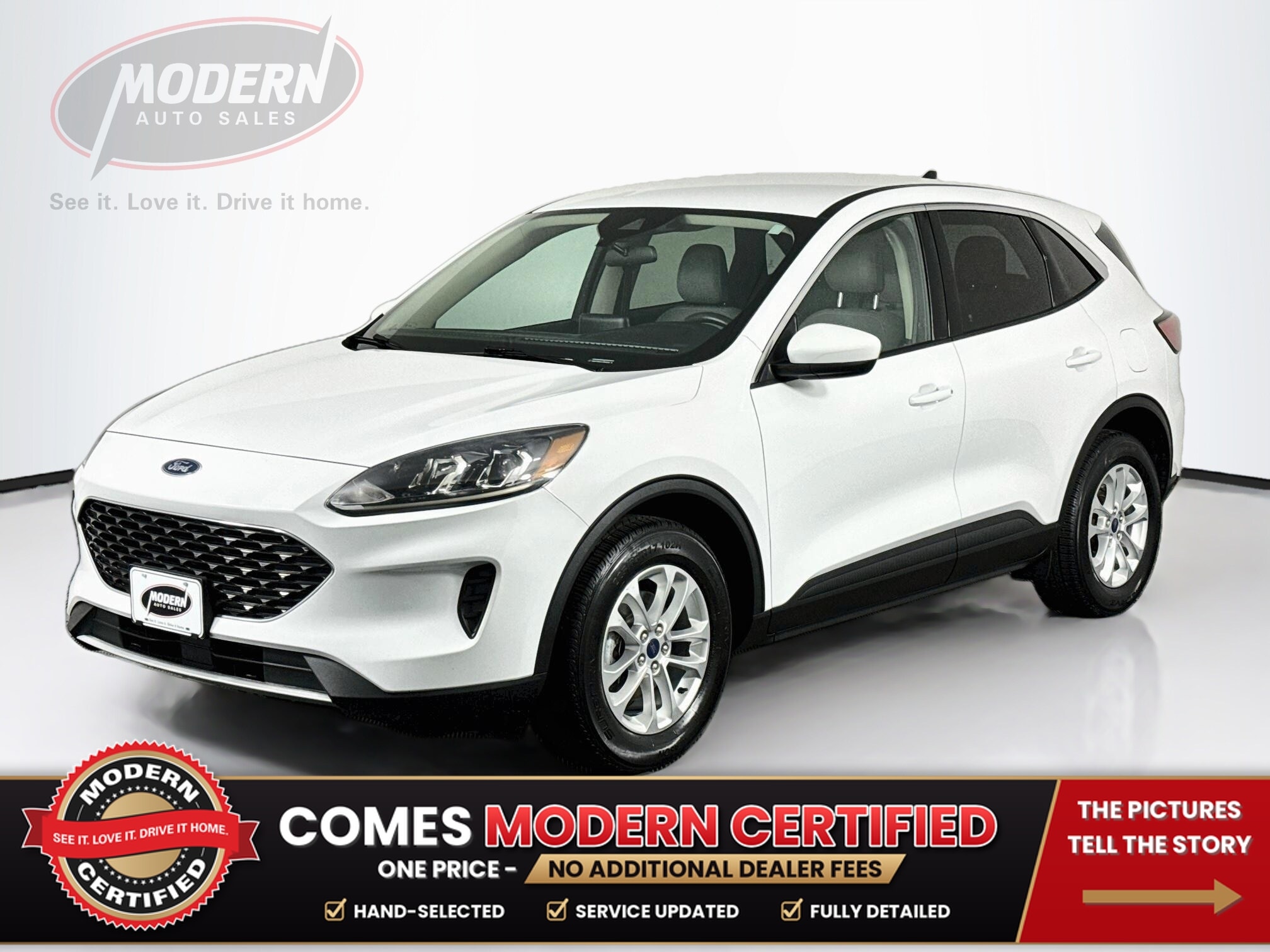 Oxford White 2020 Ford Escape SUV / Crossover All-Wheel Drive Automatic