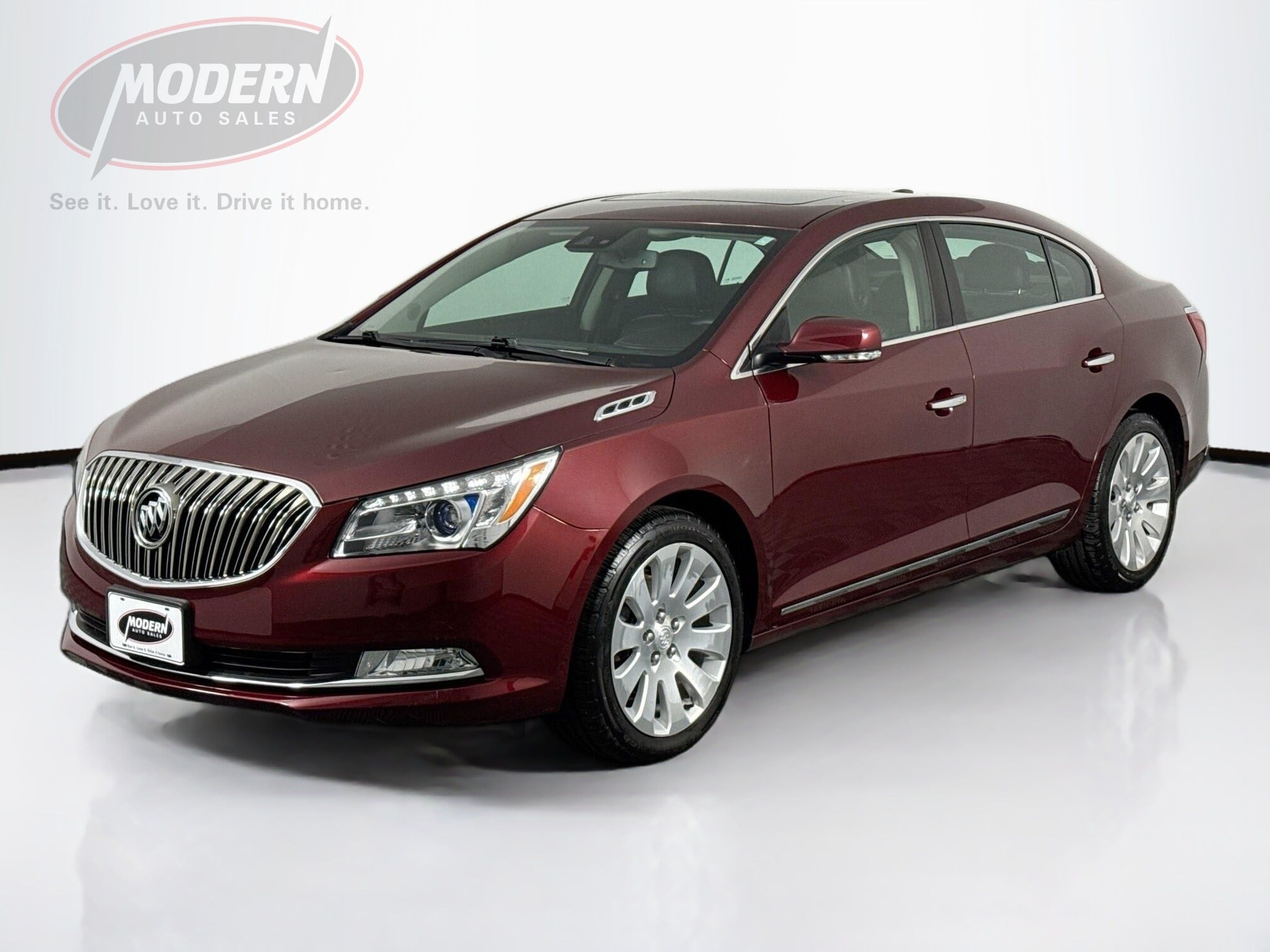 Deep Garnet Metallic 2015 Buick LaCrosse Leather AWD Sedan All-Wheel Drive Automatic