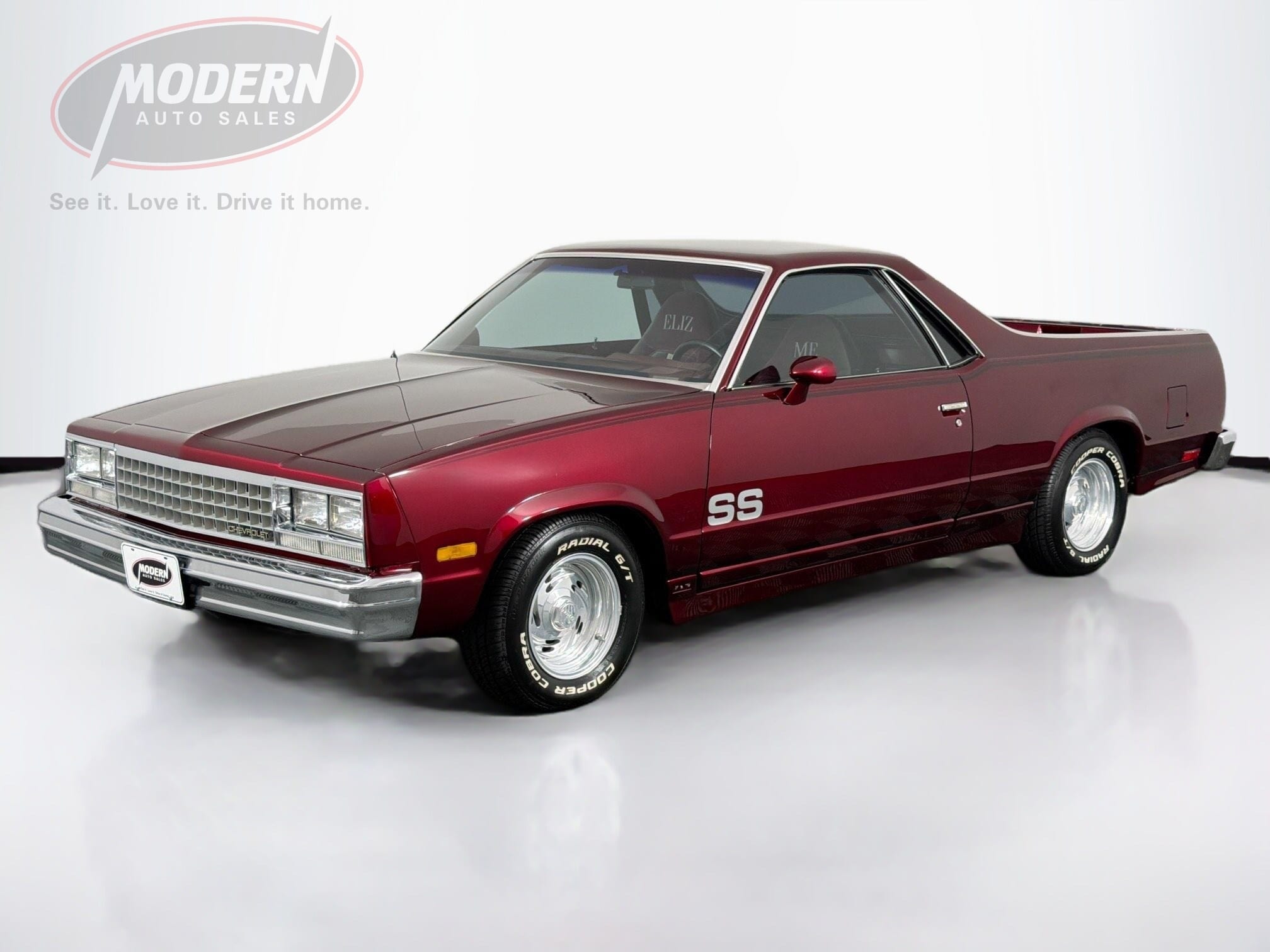 Red (Maroon) 1984 Chevrolet El Camino Coupe Automatic