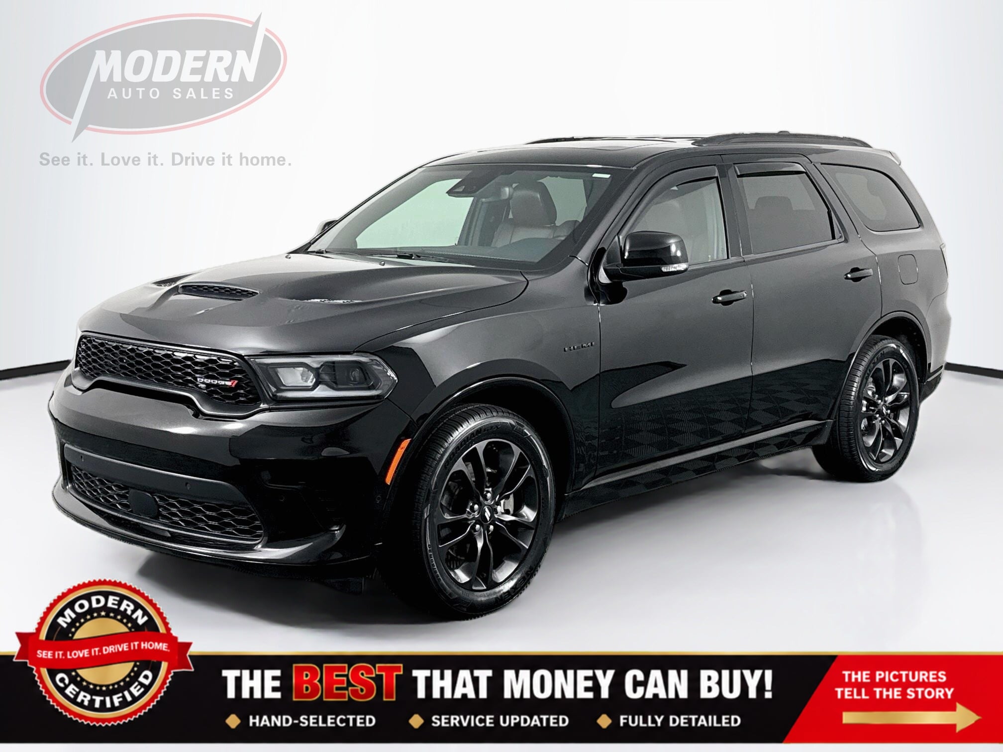 DB Black Crystal Clearcoat 2025 Dodge Durango SUV / Crossover All-Wheel Drive Automatic