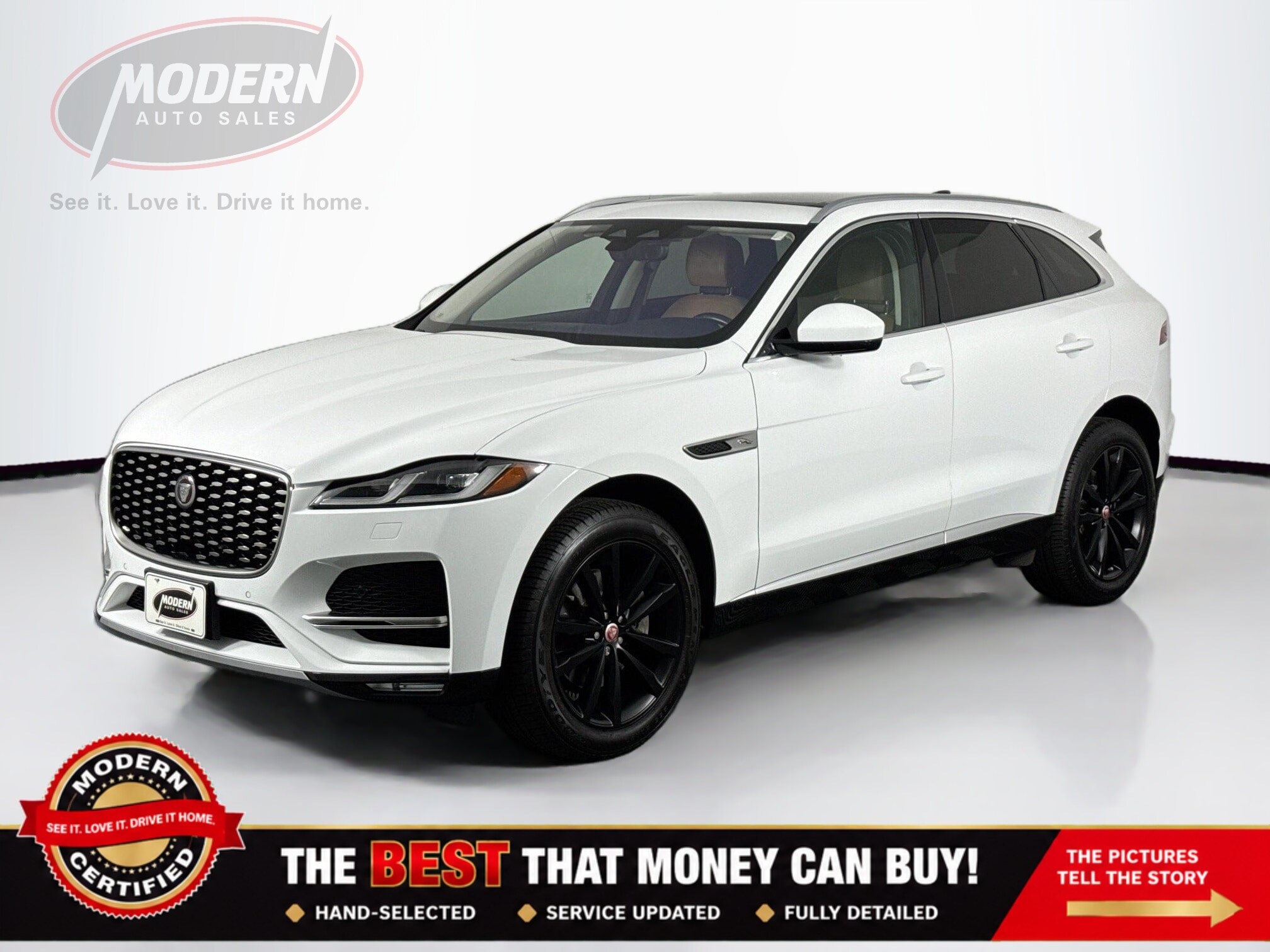 Fuji White 2023 Jaguar F-PACE SUV / Crossover All-Wheel Drive Automatic
