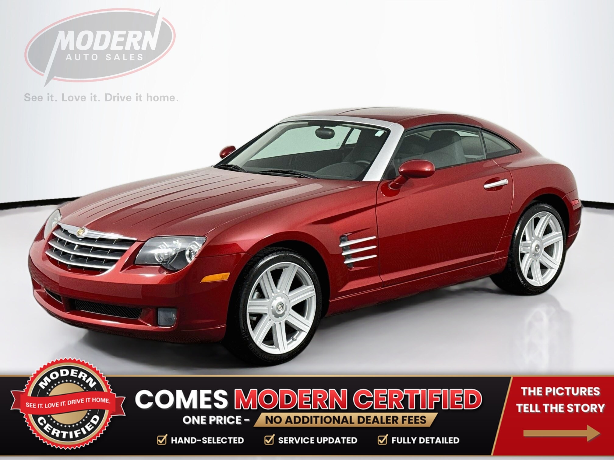 Blaze Red Crystal Pearl 2004 Chrysler Crossfire Coupe  Automatic