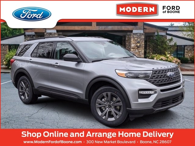 New 21 Ford Explorer Xlt Sport Utility In Boone 12l1177 Modern Auto