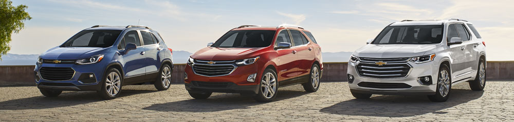New 2019 Chevrolet Trax, Equinox & Traverse