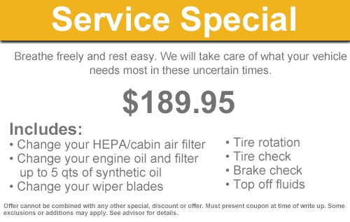 Chevrolet Service Coupons | Modern Chevrolet of Winston-Salem