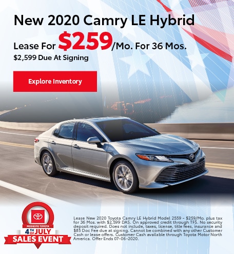 New Toyota Specials | Modesto Toyota