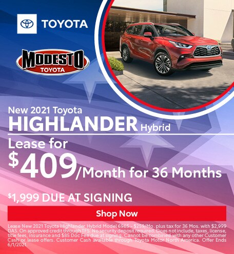 New Toyota Specials | Modesto Toyota