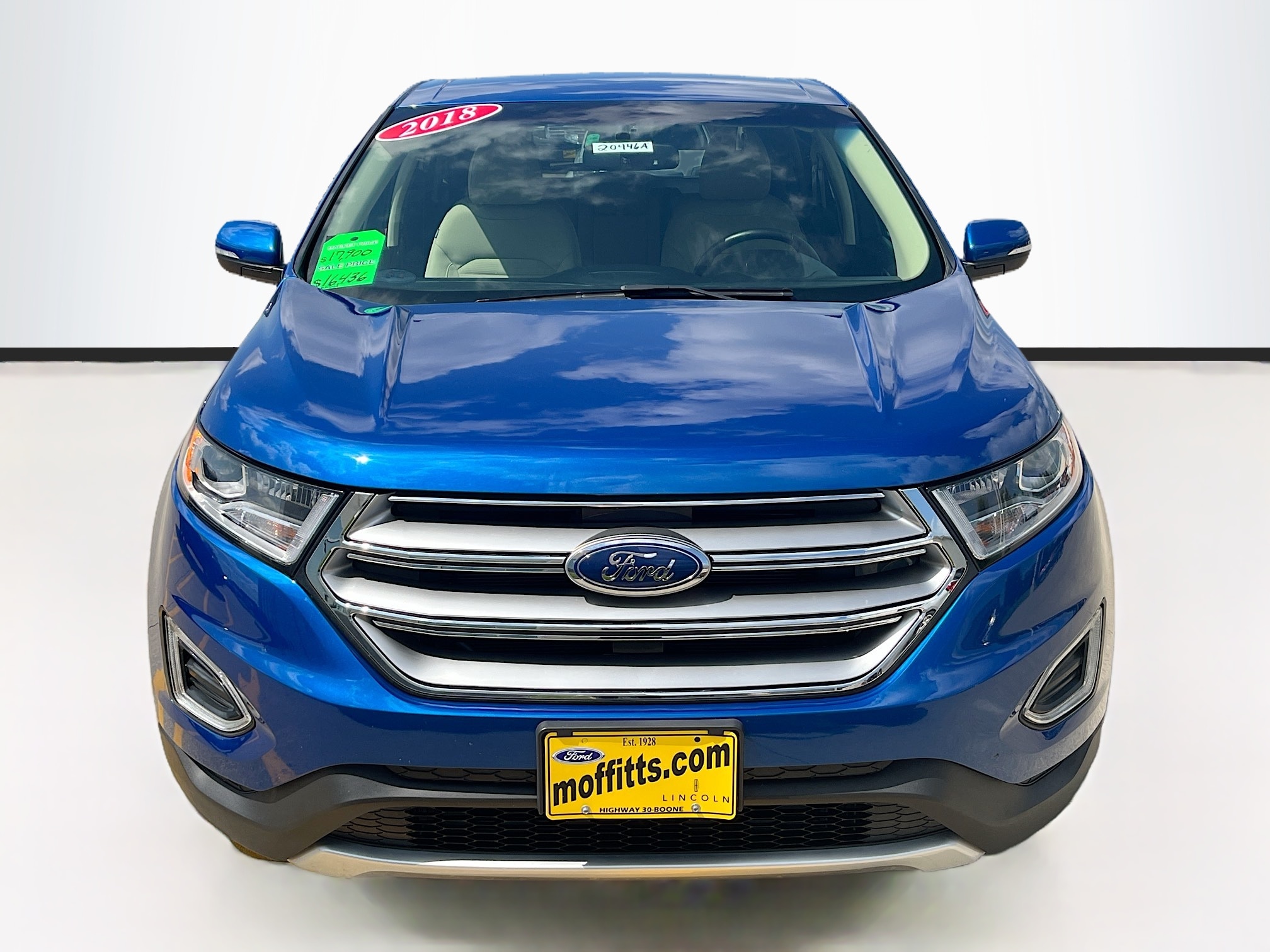 Used 2018 Ford Edge SEL with VIN 2FMPK4J9XJBB31865 for sale in Boone, IA