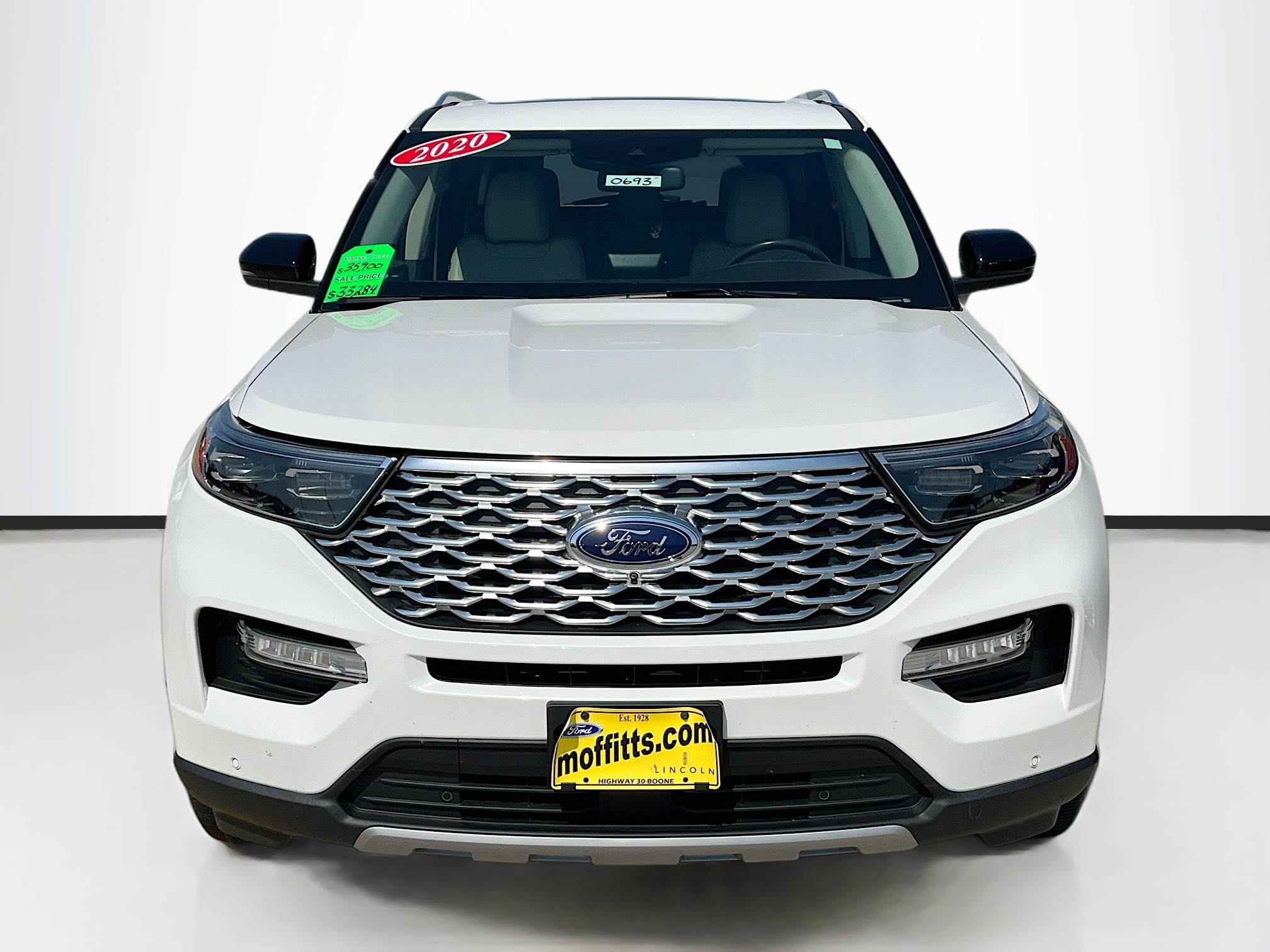 Used 2020 Ford Explorer Platinum with VIN 1FM5K8HC8LGB75133 for sale in Boone, IA