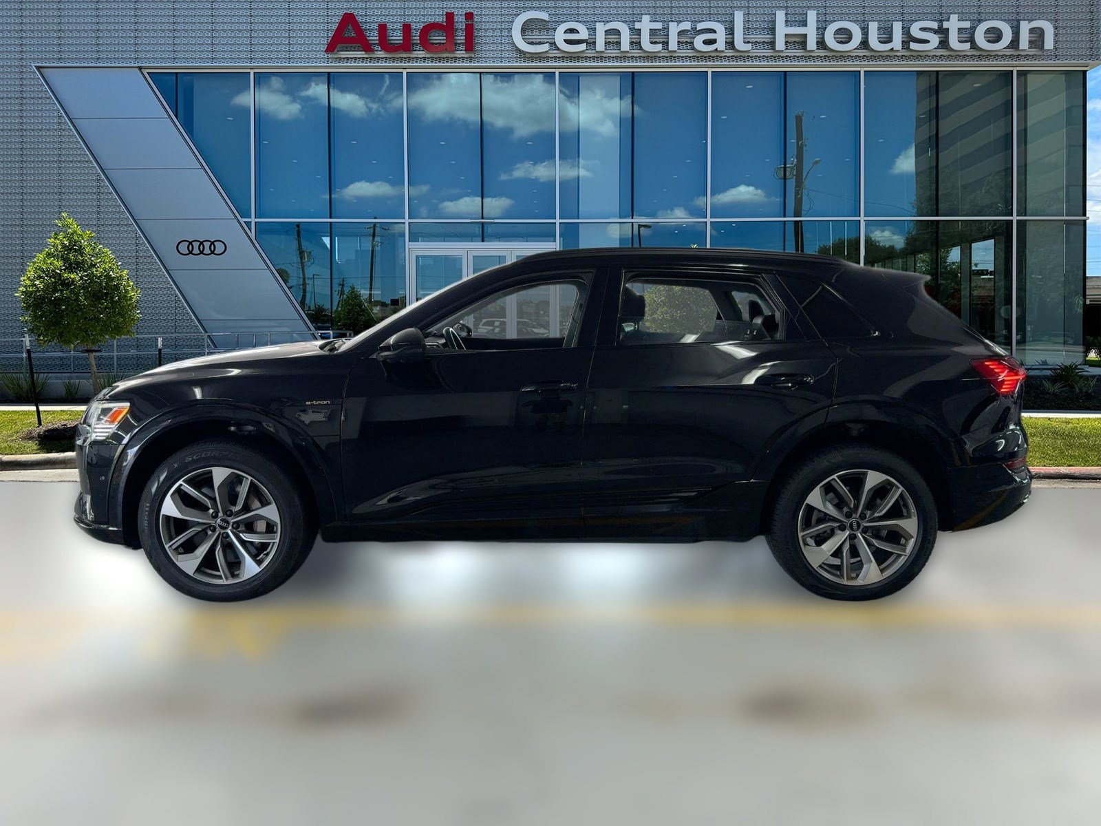 Used 2021 Audi e-tron Premium Plus with VIN WA1LAAGE7MB027248 for sale in Houston, TX