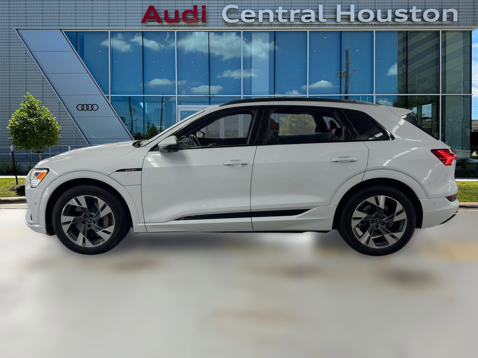 Certified 2022 Audi e-tron Premium with VIN WA1AAAGEXNB010677 for sale in Houston, TX