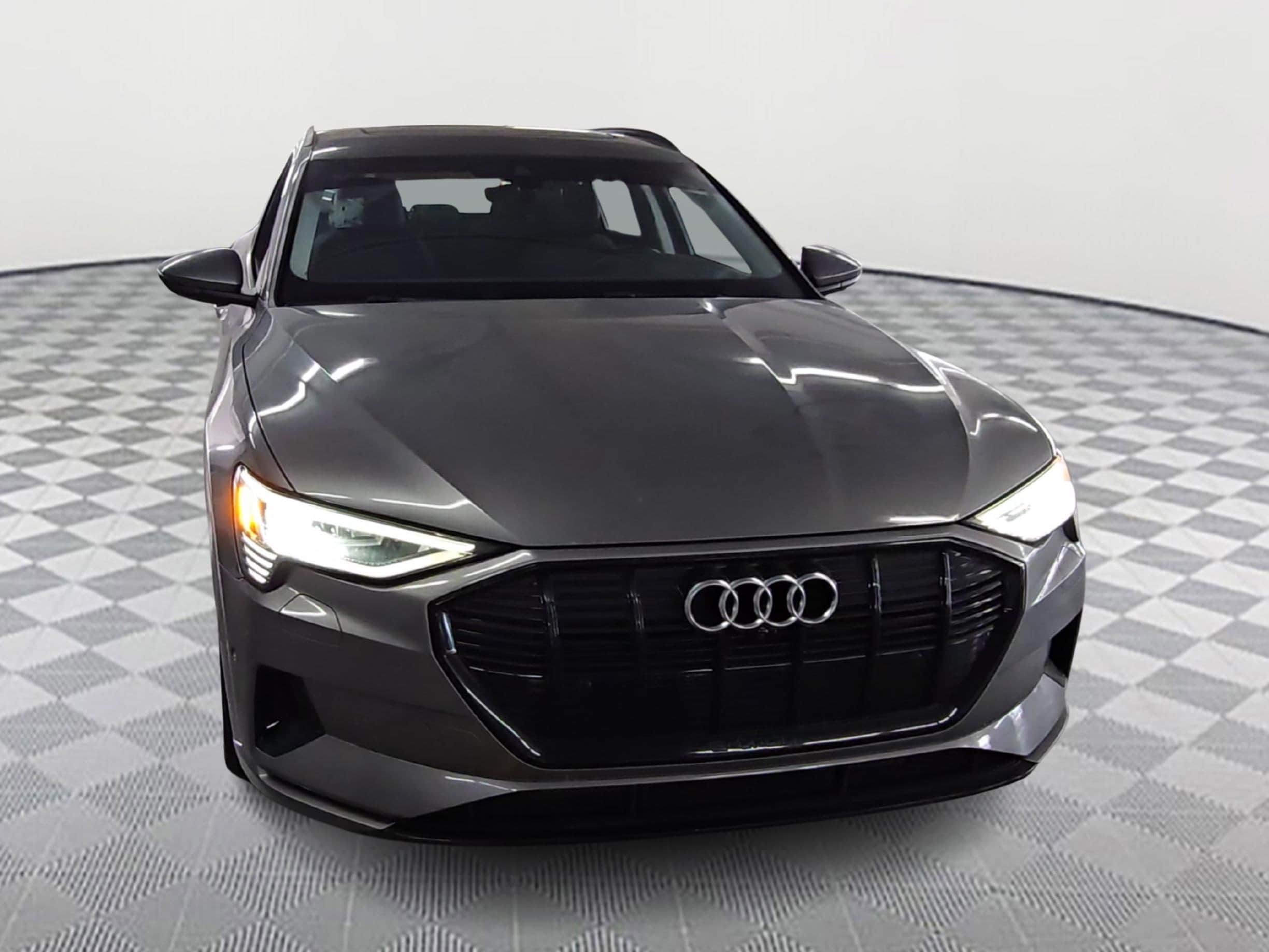 Used 2021 Audi e-tron Premium Plus with VIN WA1LAAGE1MB017010 for sale in Houston, TX