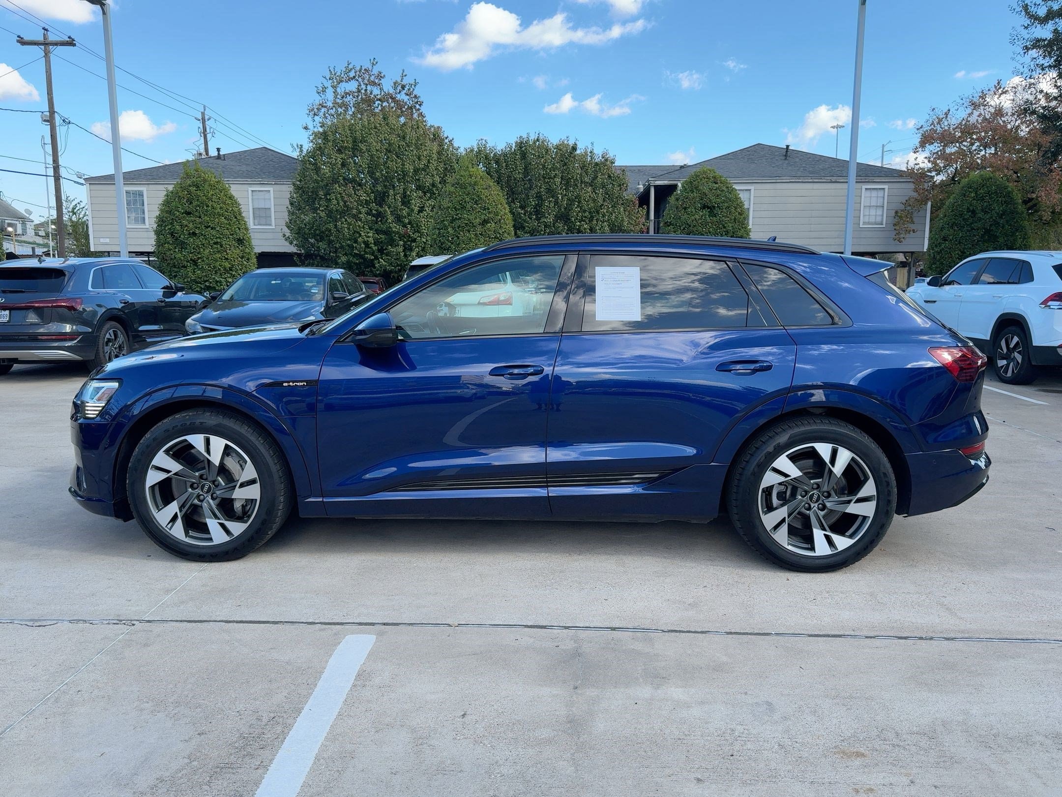 Certified 2022 Audi e-tron Premium with VIN WA1AAAGE0NB012373 for sale in Houston, TX