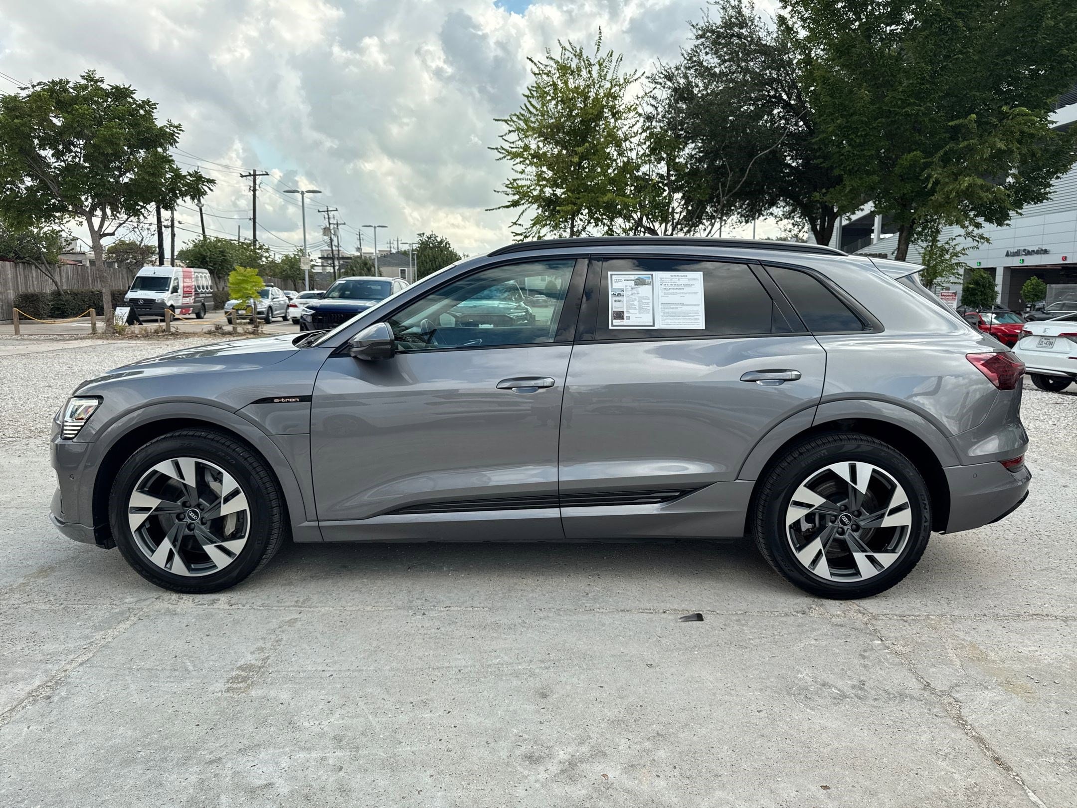 Used 2021 Audi e-tron Premium with VIN WA1AAAGE9MB018476 for sale in Houston, TX