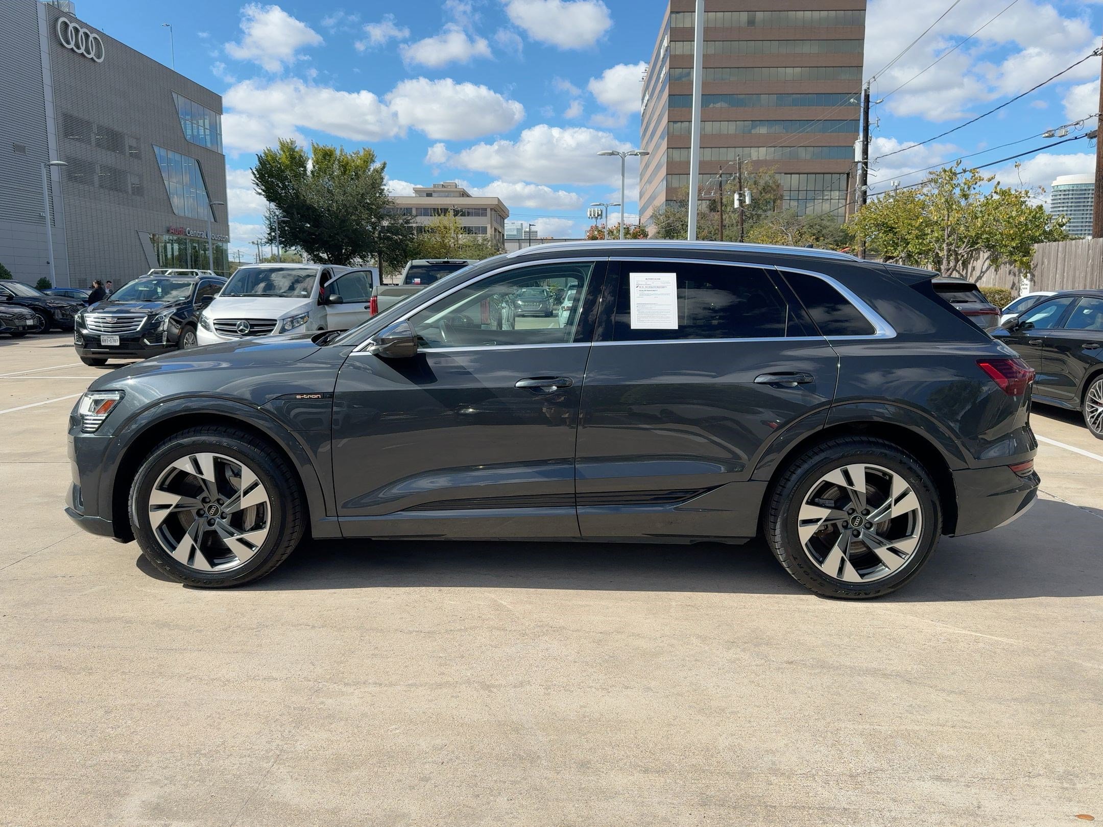 Used 2021 Audi e-tron Premium with VIN WA1AAAGEXMB025727 for sale in Houston, TX