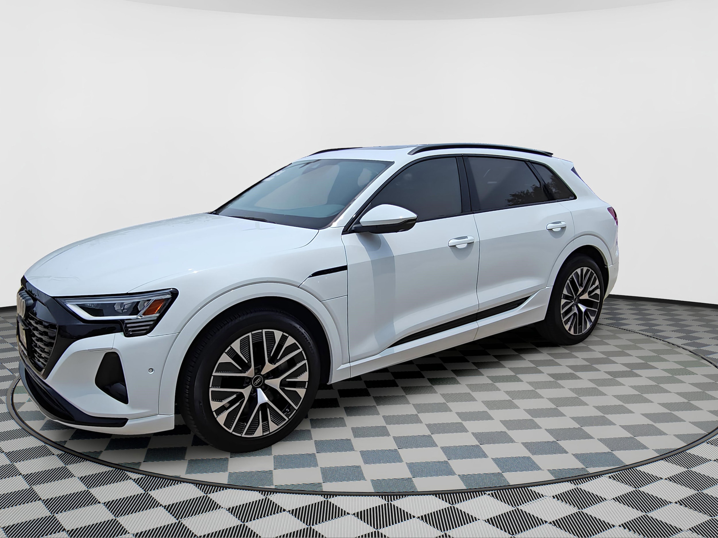 Certified 2024 Audi Q8 e-tron Premium Plus with VIN WA15AAGE1RB055790 for sale in Houston, TX