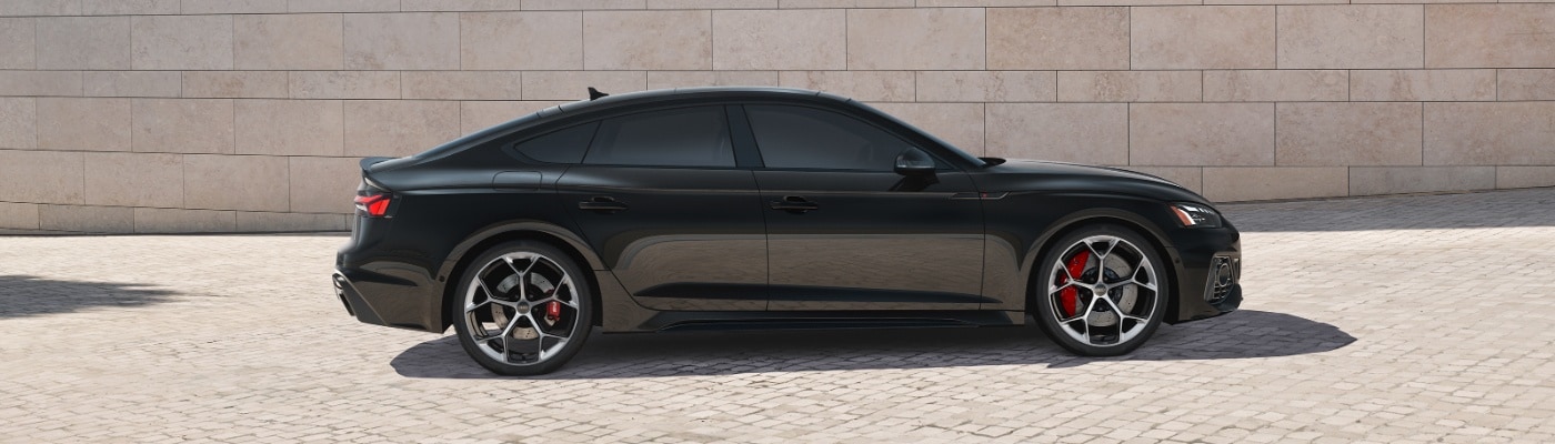 Black Audi RS 5 Sedan parked