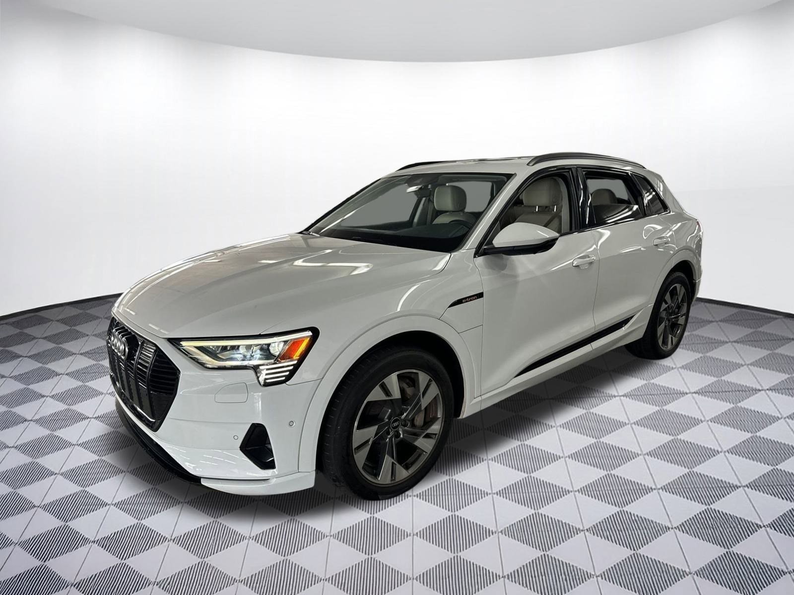 Used 2021 Audi e-tron Premium with VIN WA1AAAGE7MB012790 for sale in Houston, TX