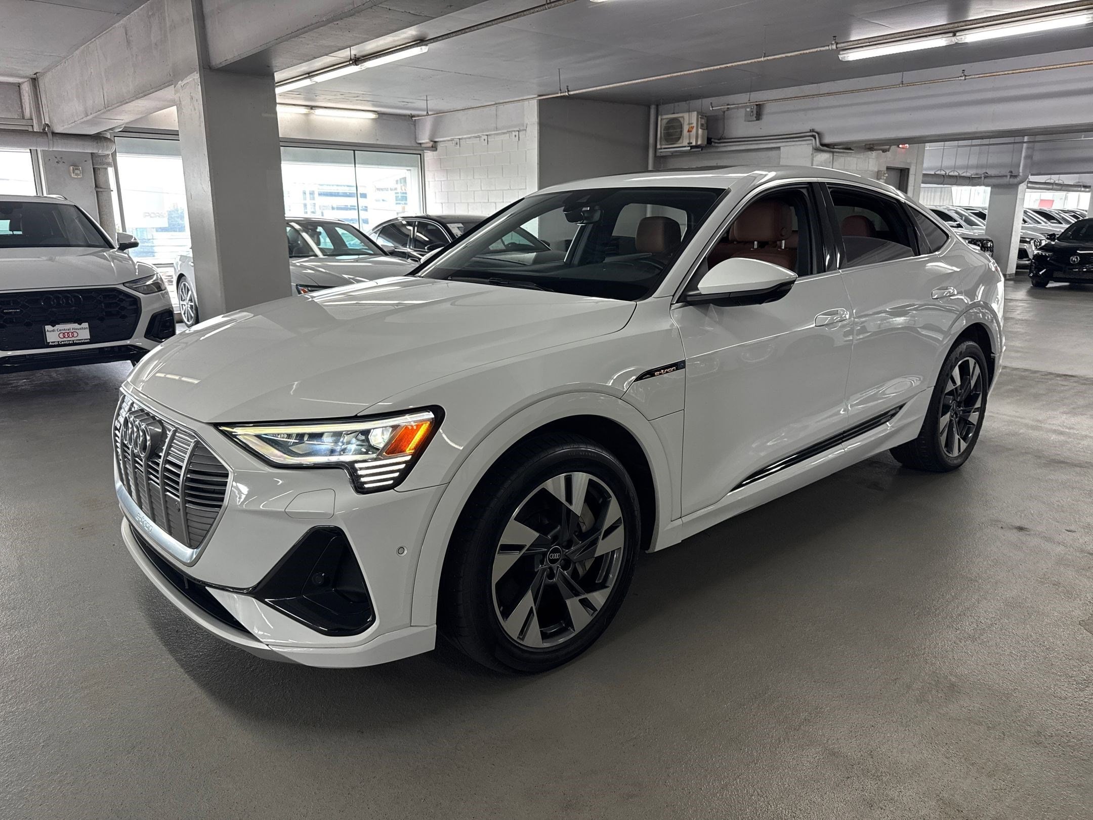 Used 2021 Audi e-tron Sportback Premium Plus with VIN WA12AAGE9MB012116 for sale in Houston, TX
