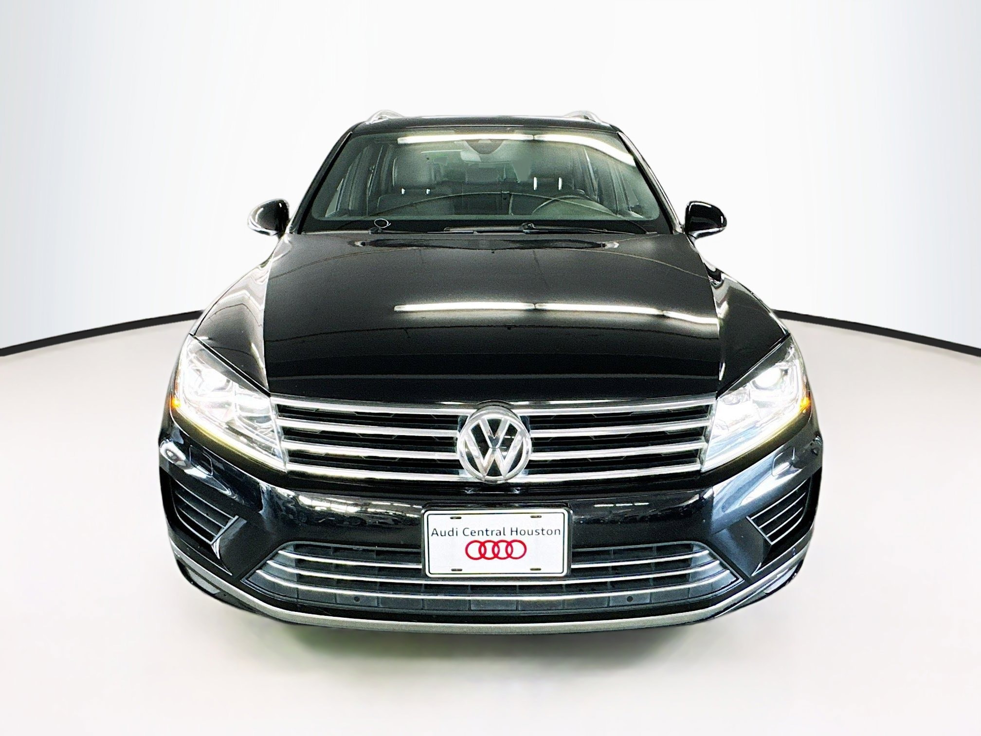 Used 2017 Volkswagen Touareg Wolfsburg Edition with VIN WVGRF7BP1HD001005 for sale in Houston, TX