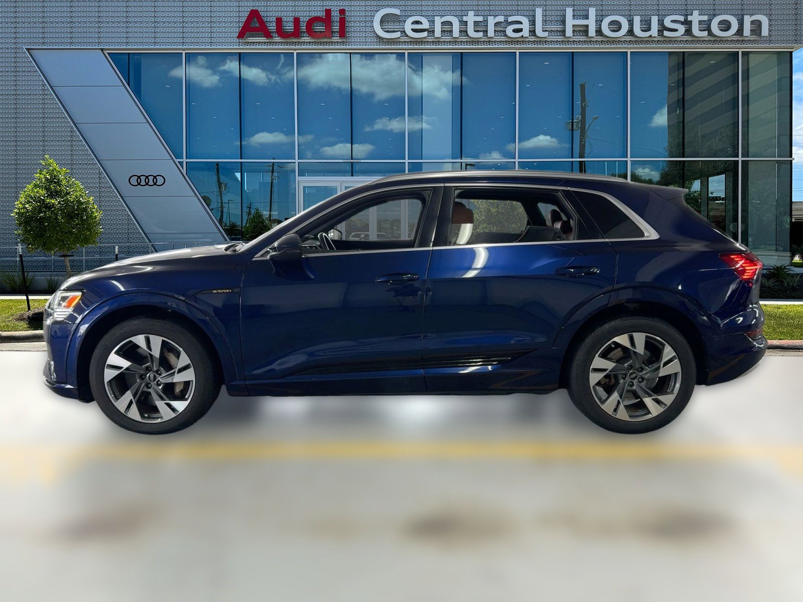 Certified 2022 Audi e-tron Premium with VIN WA1AAAGE0NB023941 for sale in Houston, TX