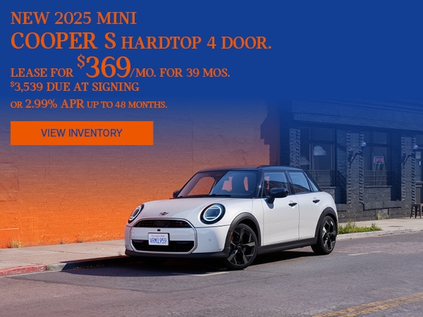 NEW 2025 MINI COOPER S HARDTOP 4 DOOR.