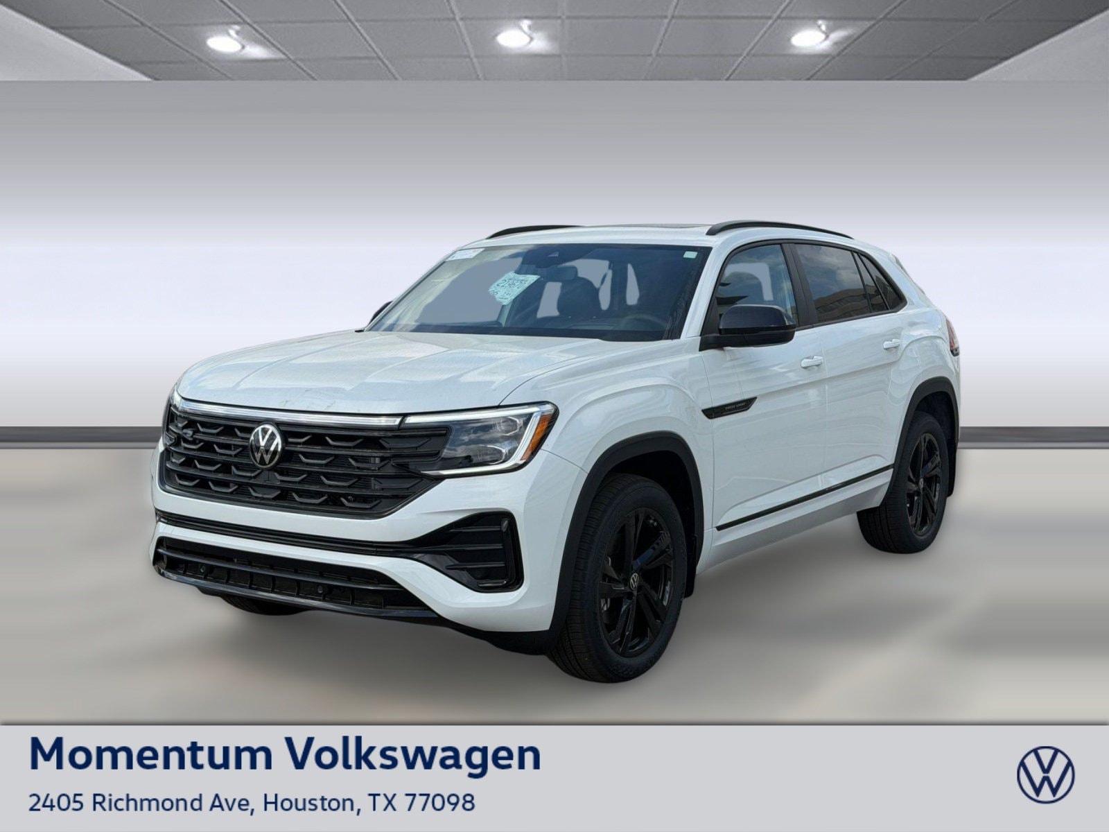 New 2026 Volkswagen Atlas Cross Sport SEL R-Line Black