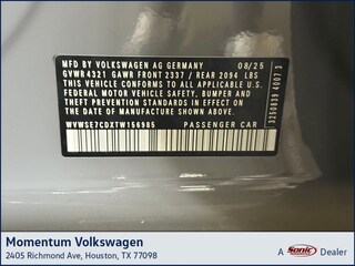 New 2026 Volkswagen Golf GTI 2.0T SE Hatchback in Houston