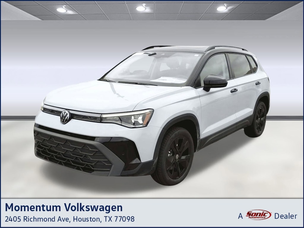 New 2025 Volkswagen Taos 1.5T SE Black SUV