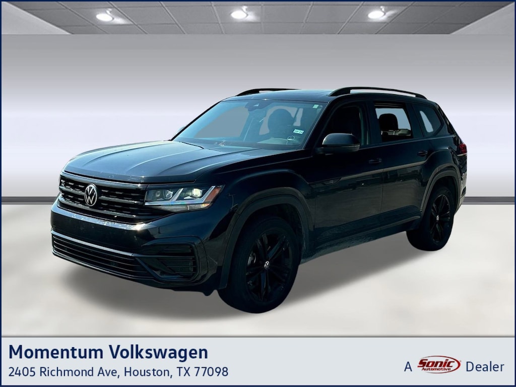 Used 2022 Volkswagen Atlas 3.6L V6 SEL R-Line Black SUV