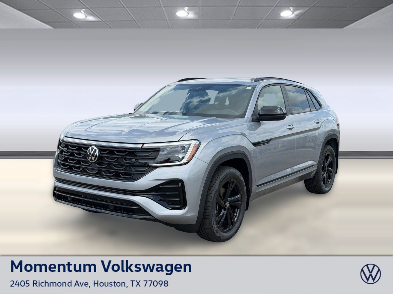 New 2026 Volkswagen Atlas Cross Sport SEL R-Line Black