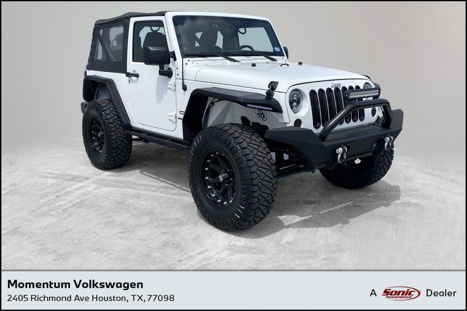 Used 2012 Jeep Wrangler For Sale in Houston TX | Stock: ICL109405