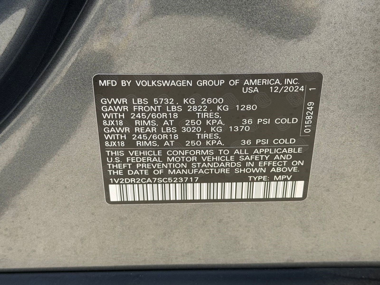 2025 Volkswagen Atlas SE - Photo 16