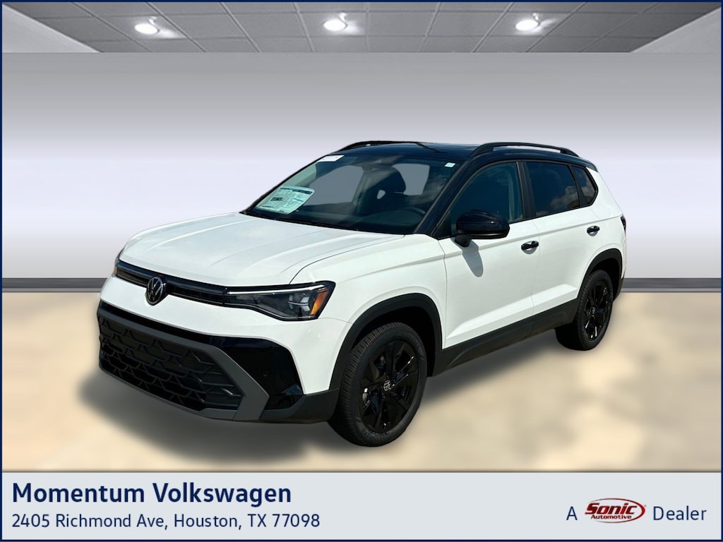 New 2025 Volkswagen Taos 1.5T SE Black SUV