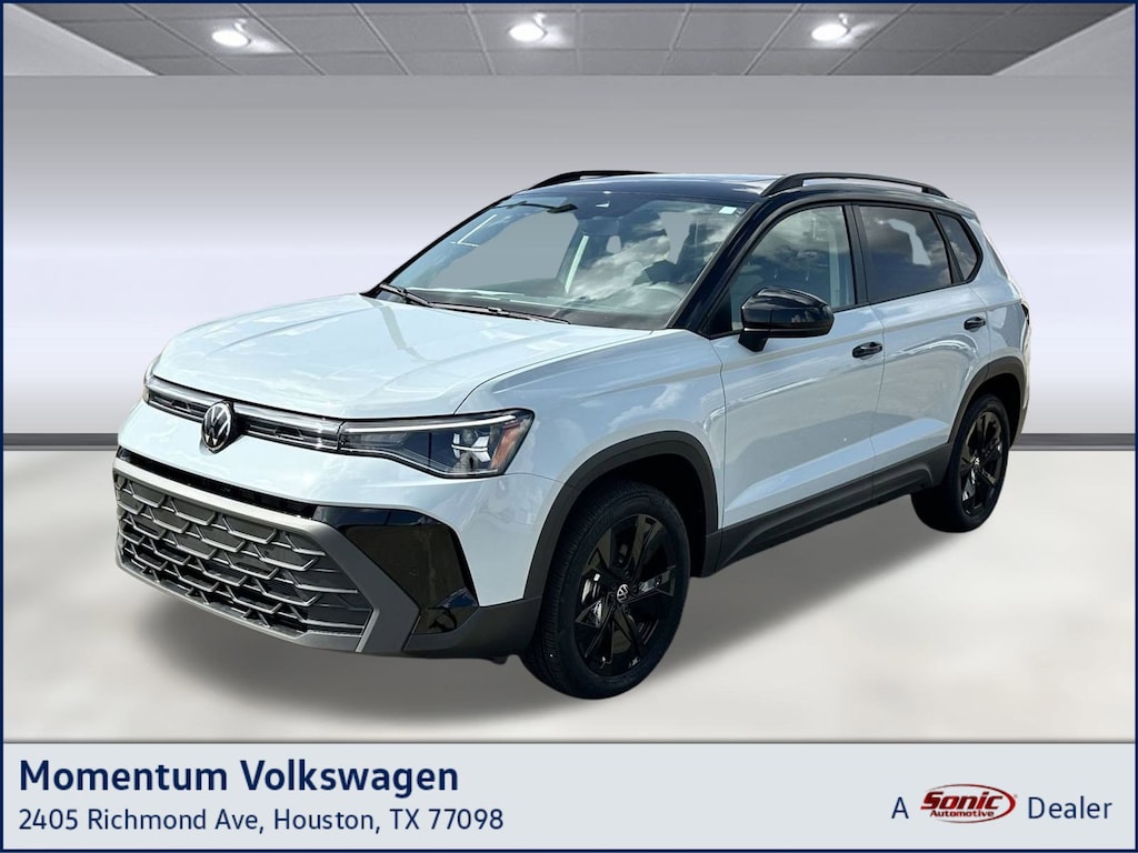 New 2025 Volkswagen Taos 1.5T SE Black SUV